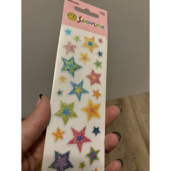 Vintage Sandylion Stars Stickers, Sealed Shimmers - Picture 5 of 5